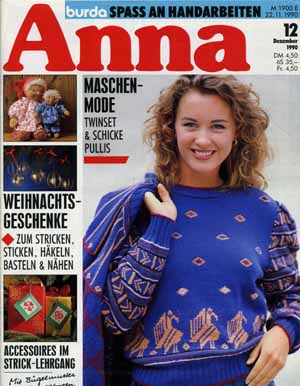 Anna 1990 Dezember Kurs: Accessoires im Strick-Lehrgang